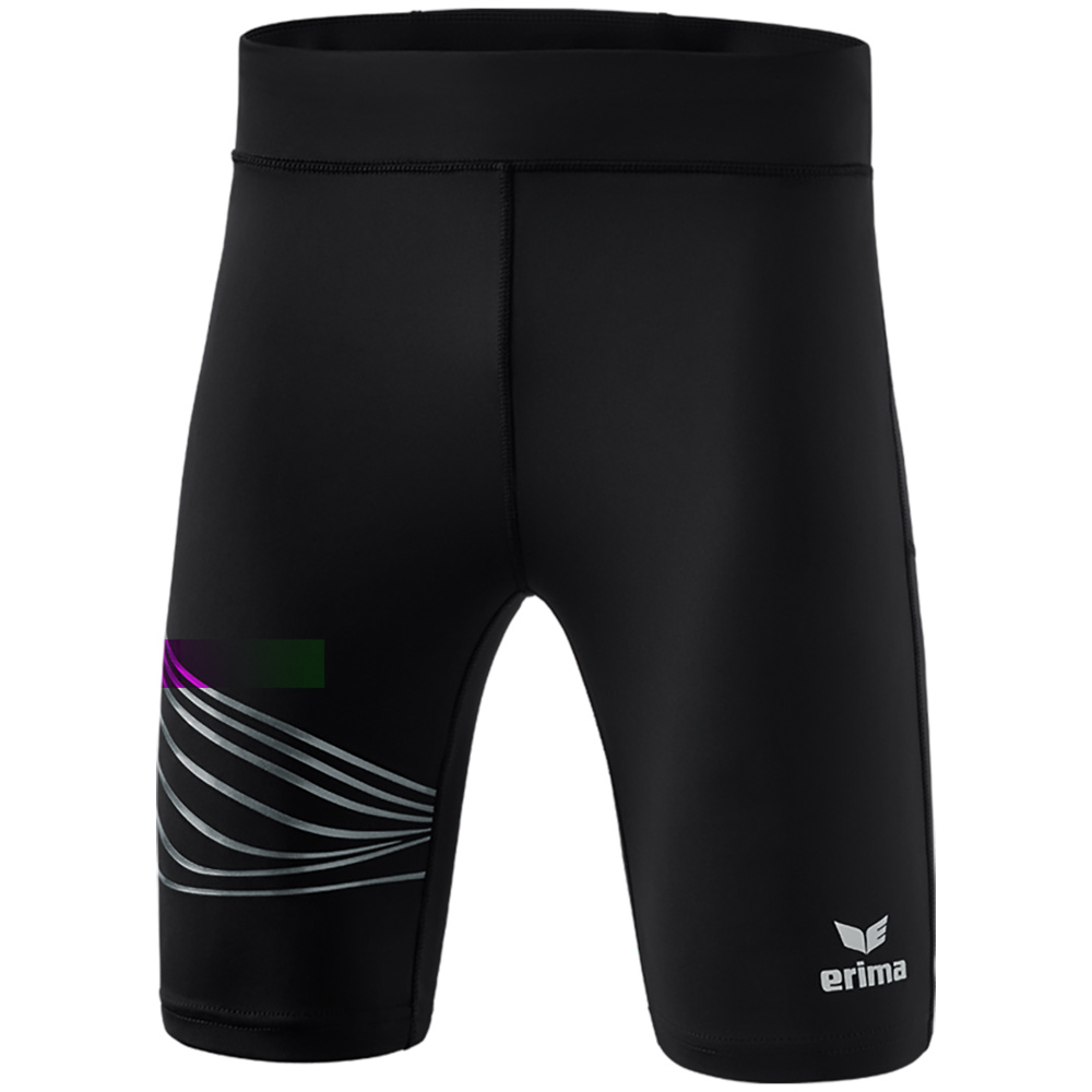 MALLAS CORTAS ERIMA RACING RUNNING, NEGRA HOMBRE. S M L XL 2XL 3XL 