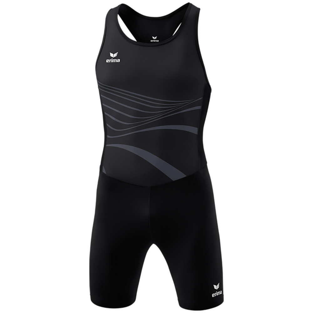 MONO ATLETISMO ERIMA RACING SPRINTER, NEGRO HOMBRE. S M L XL 2XL 3XL 