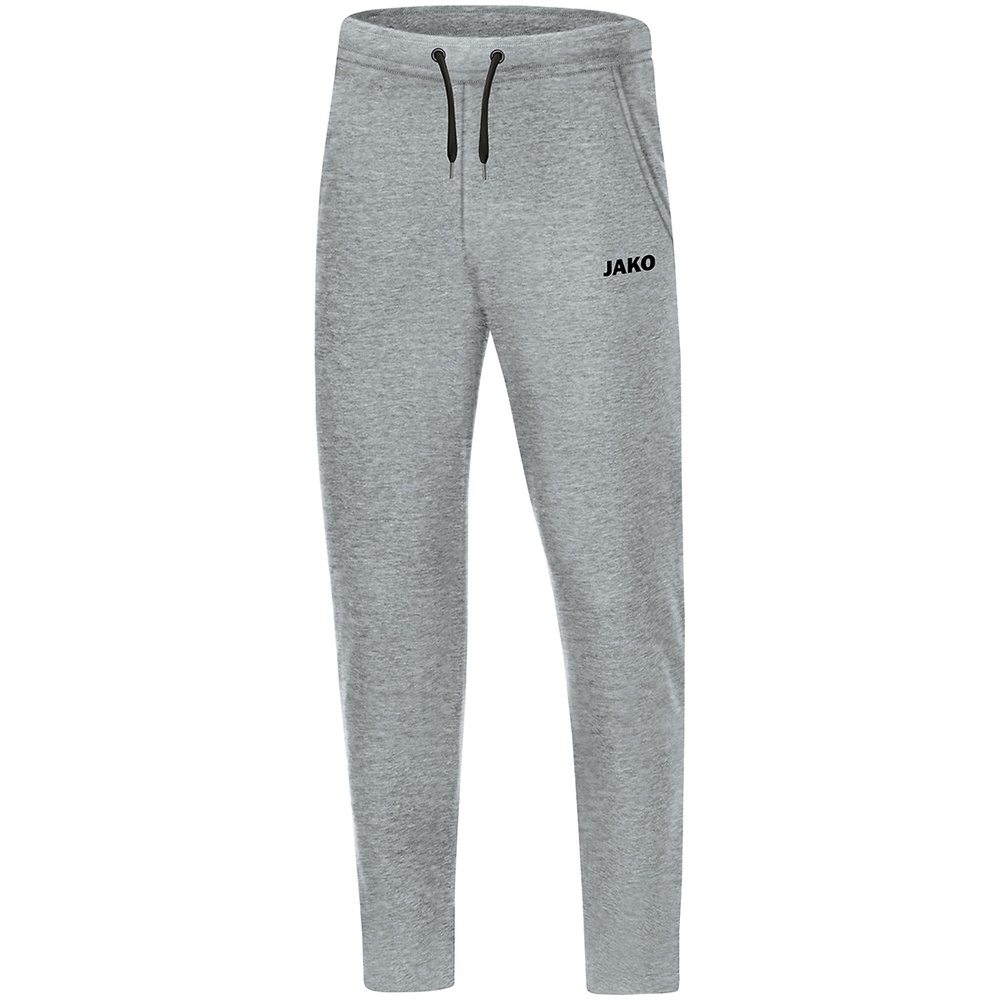 PANTALÓN DE JOGGING JAKO BASE, GRIS MELANGE HOMBRE. S M L XL 2XL 3XL 4XL 