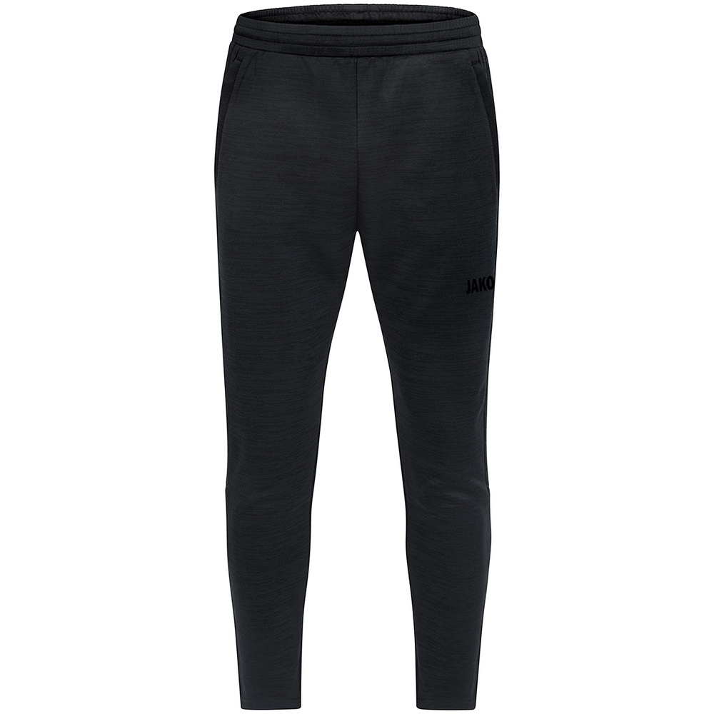 PANTALÓN DE JOGGING JAKO CHALLENGE, NEGRO MELANGE HOMBRE. S M L XL 2XL 3XL 4XL 