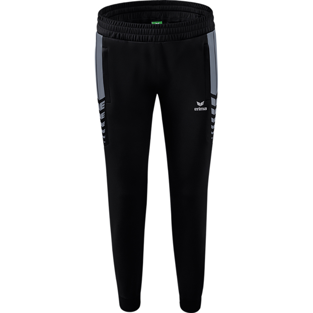 ERIMA SIX WINGS WORKER PANTS, NEGRO-GRIS PIZARRA MUJER.