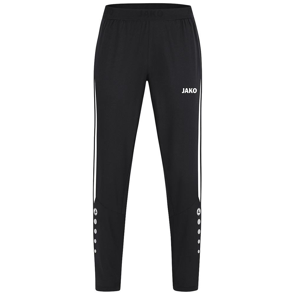 PANTALÓN JAKO POWER LEISURE, NEGRO-BLANCO MUJER. 34 36 38 40 42 44 