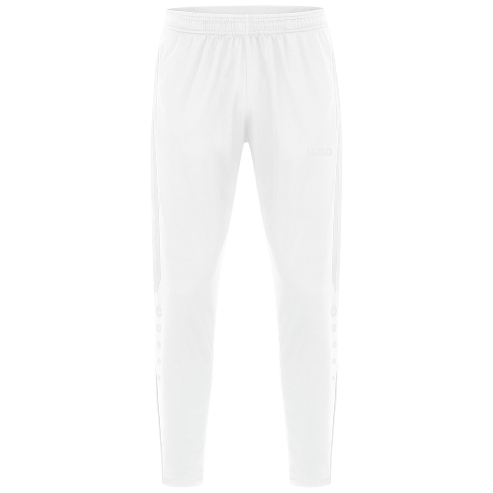 PANTALÓN JAKO POWER POLIÉSTER, BLANCO NIÑO. 116 128 140 152 164 