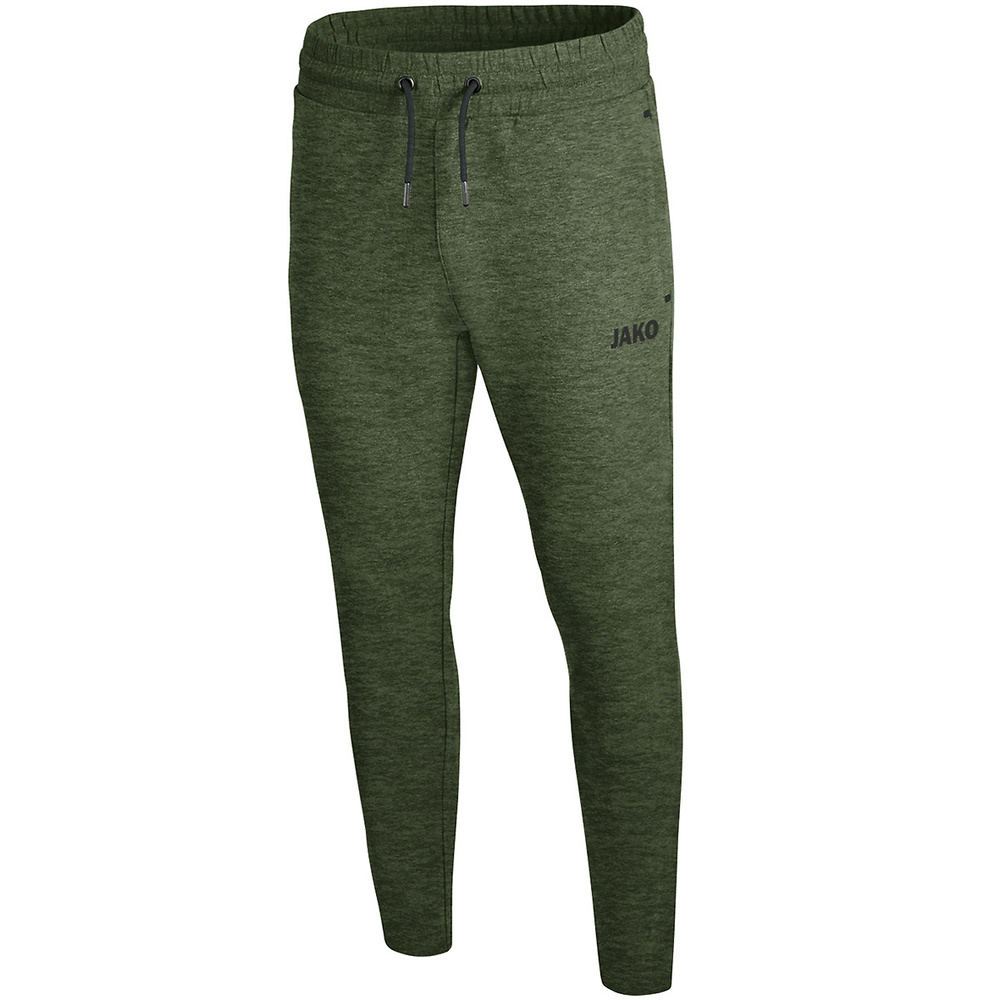 PANTALÓN JOGGING JAKO PREMIUM BASICS, CAQUI MELANGE HOMBRE. S M L XL 2XL 3XL 4XL 