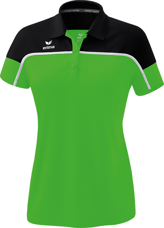 POLO ERIMA CHANGE, VERDE-NEGRO-BLANCO MUJER. 34 36 38 40 42 44 