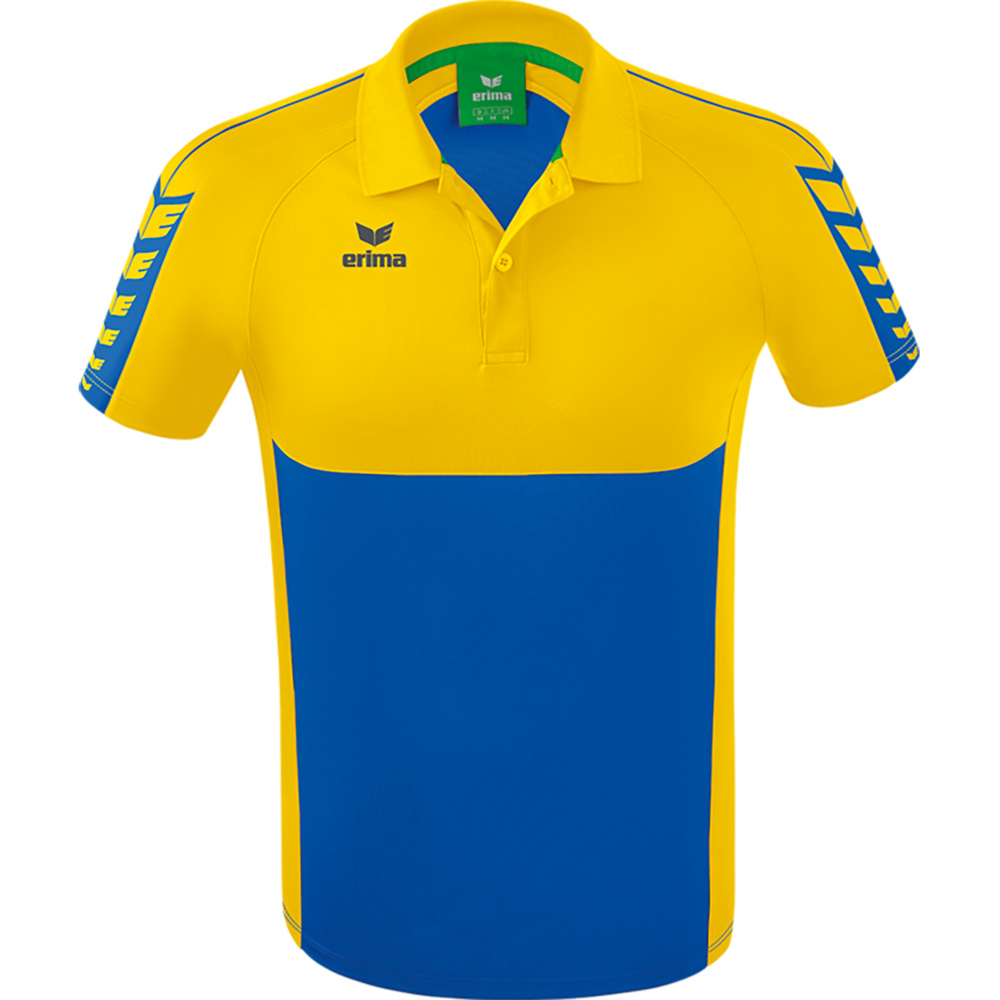 POLO ERIMA SIX WINGS, ROYAL-AMARILLO HOMBRE. S M L XL 2XL 3XL 