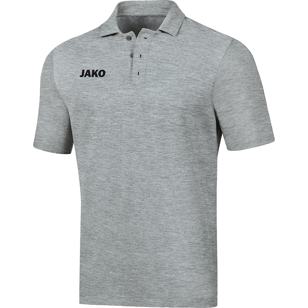 POLO JAKO BASE, GRIS MELANGE HOMBRE. S M L XL 2XL 3XL 4XL 