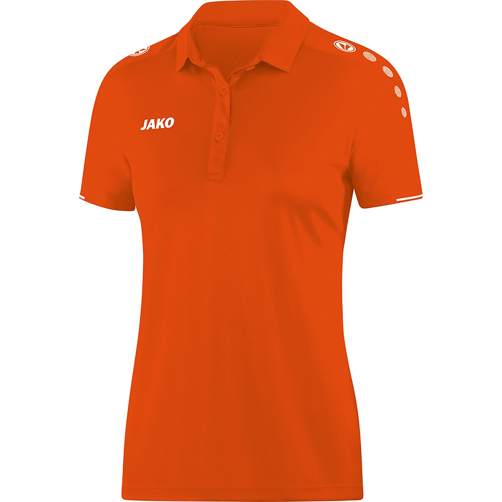 POLO JAKO CLASSICO, NARANJA MUJER. 34 36 38 40 42 44 46 48 