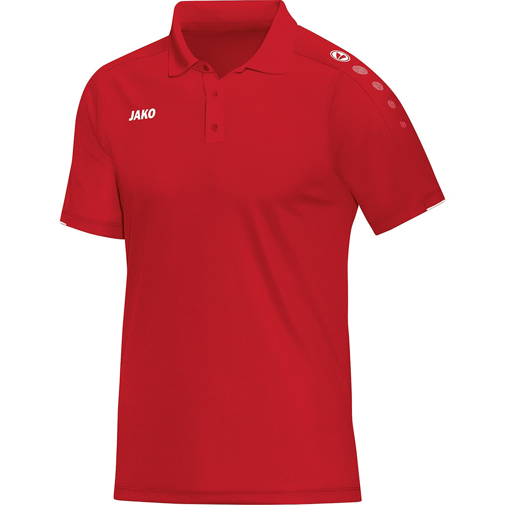 POLO JAKO CLASSICO, ROJO HOMBRE. S M L XL 2XL 3XL 4XL 