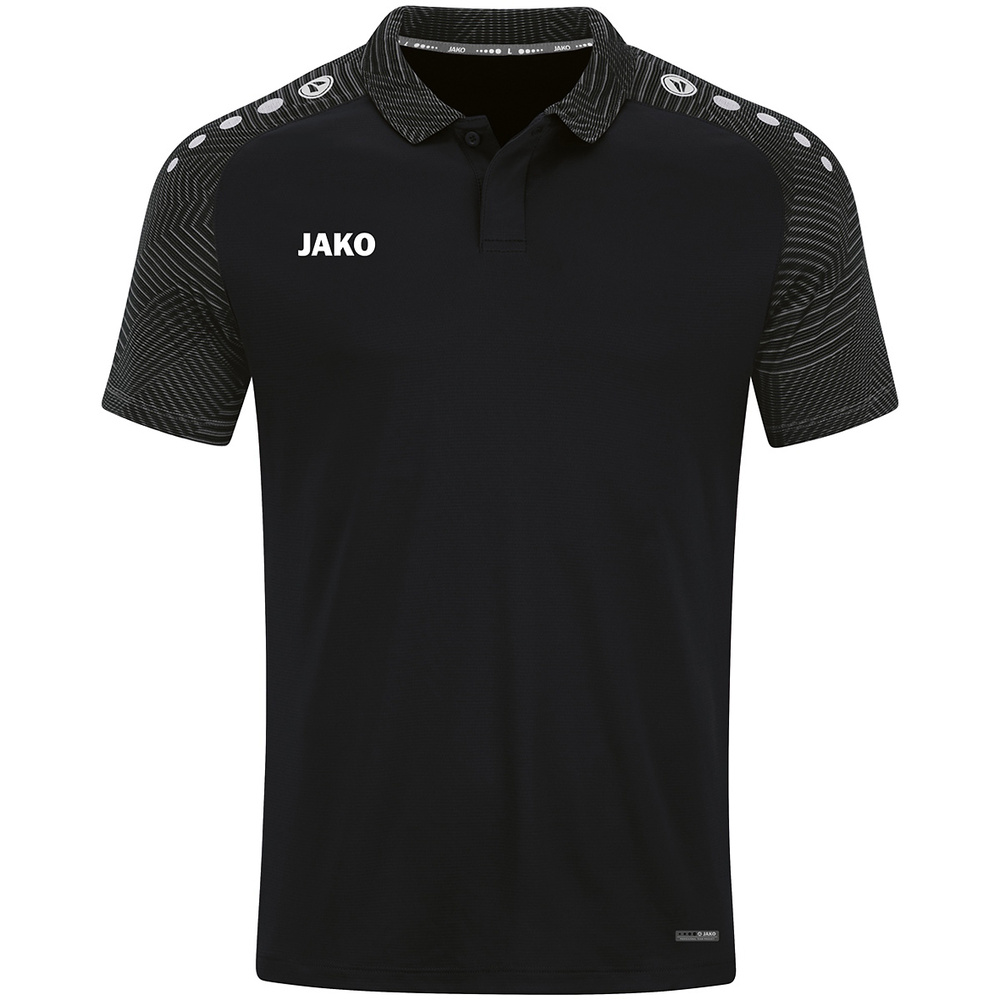 POLO JAKO PERFORMANCE, NEGRO-ANTRACITA HOMBRE. 2XL 