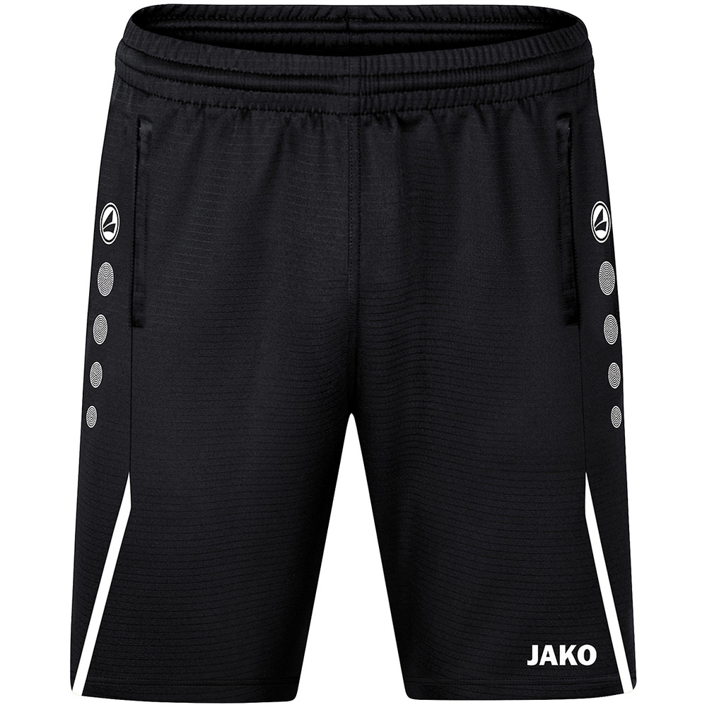 SHORT DE ENTRENAMIENTO JAKO CHALLENGE, NEGRO-AMARILLO HOMBRE. S M L XL 2XL 