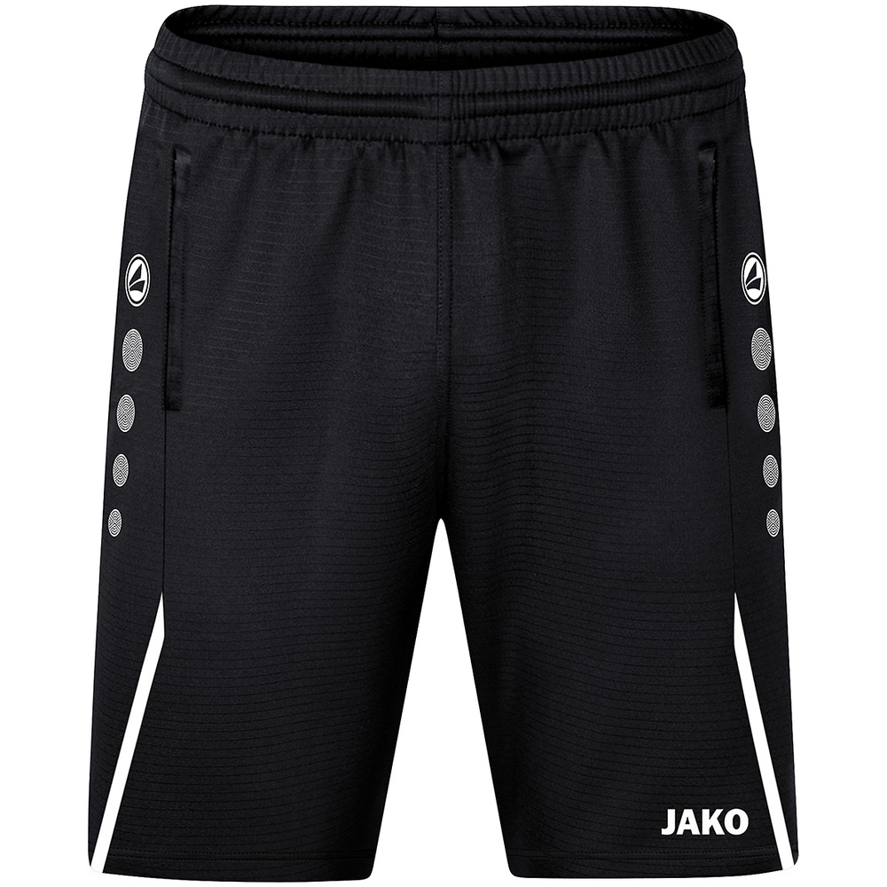 SHORT DE ENTRENAMIENTO JAKO CHALLENGE, NEGRO-BLANCO NIÑO. 128 140 152 164 