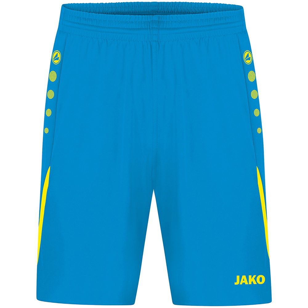 SHORT JAKO CHALLENGE, AZUL JAKO-AMARILLO NEÓN MUJER. 34-36 38-40 42-44 