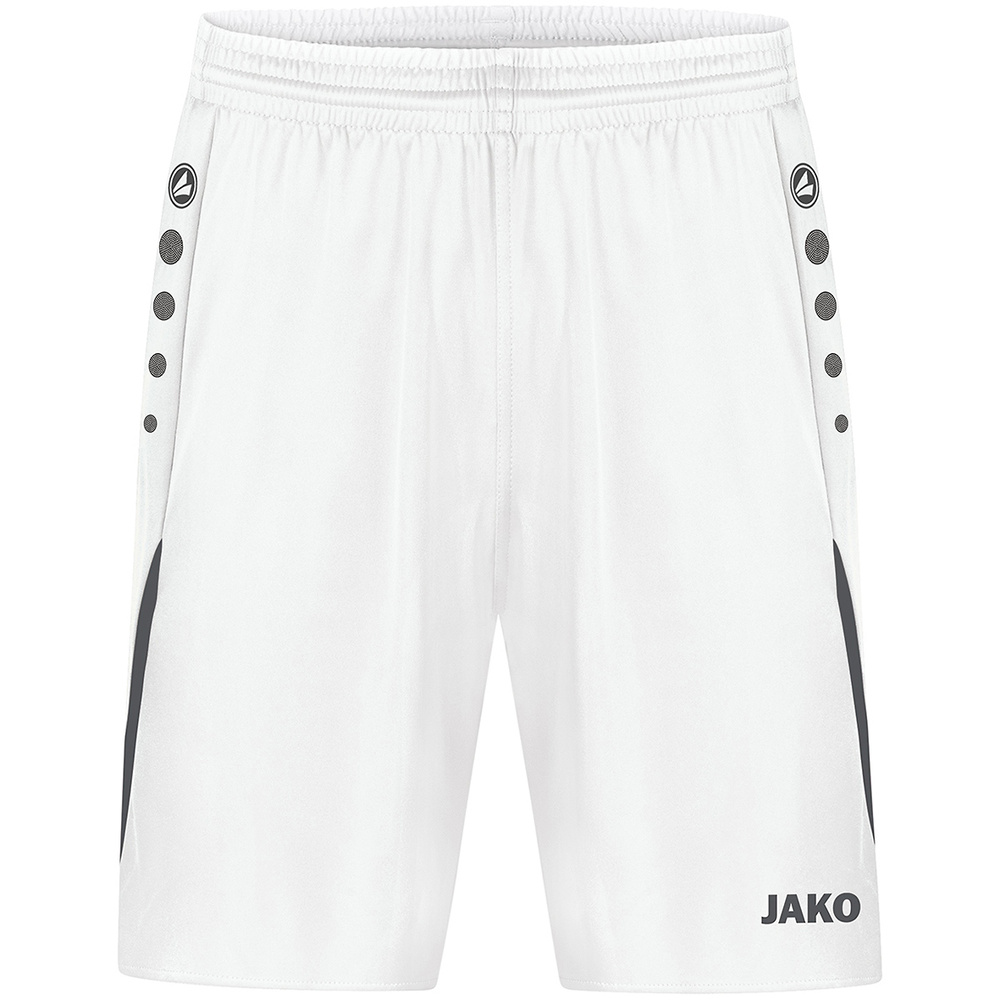 SHORT JAKO CHALLENGE, BLANCO-ANTRACITA HOMBRE. S M L XL 2XL 