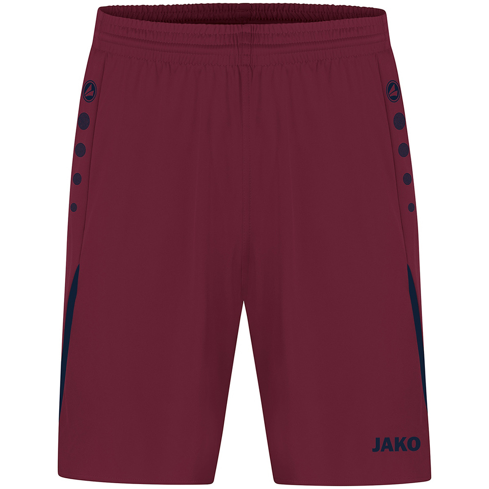 SHORT JAKO CHALLENGE, BURDEOS-MARINO HOMBRE. S M L XL 2XL 