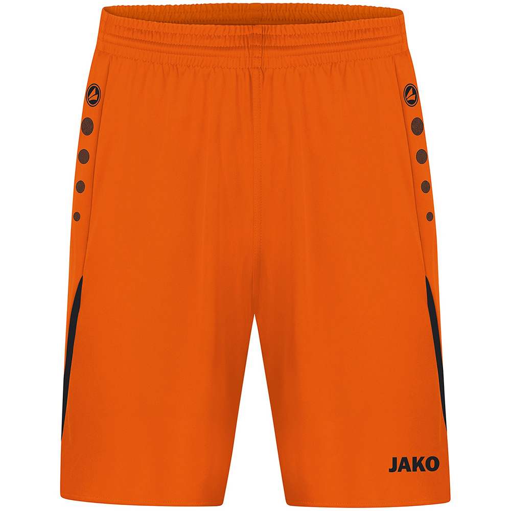 SHORT JAKO CHALLENGE, NARANJA-NEGRA HOMBRE. S M L XL 2XL 