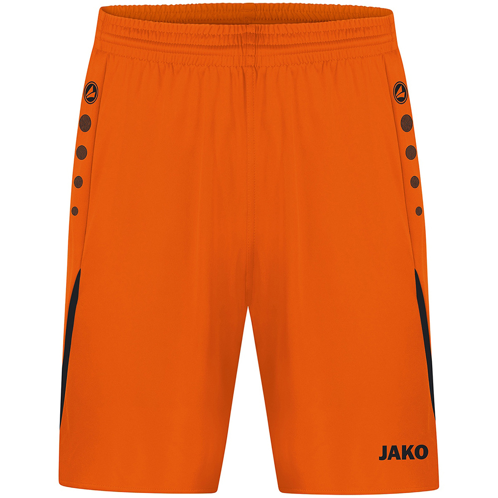 SHORT JAKO CHALLENGE, NARANJA-NEGRA MUJER. 34-36 38-40 42-44 