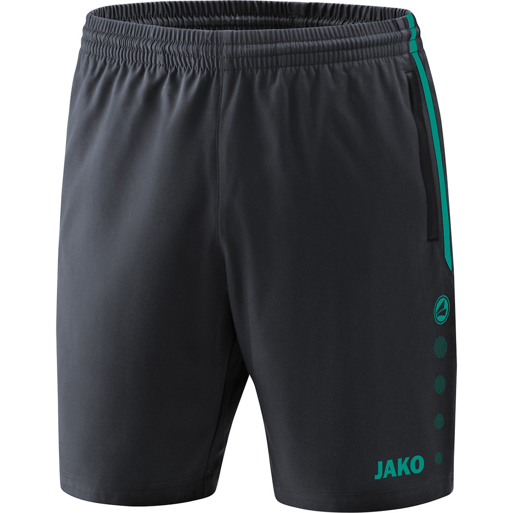 SHORT JAKO COMPETITION 2.0, ANTRACITA-TURQUESA MUJER. 34-36 38-40 42-44 