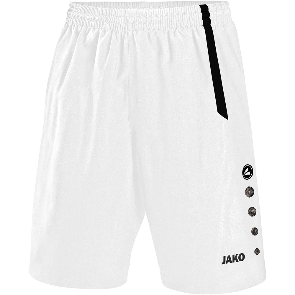 SHORT JAKO TURIN, BLANCO-NEGRO HOMBRE. S M L XL 2XL 