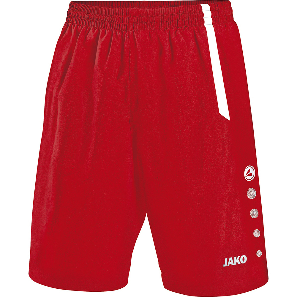 SHORT JAKO TURIN, ROJO-BLANCO NIÑO. 116 128 140 152 164 