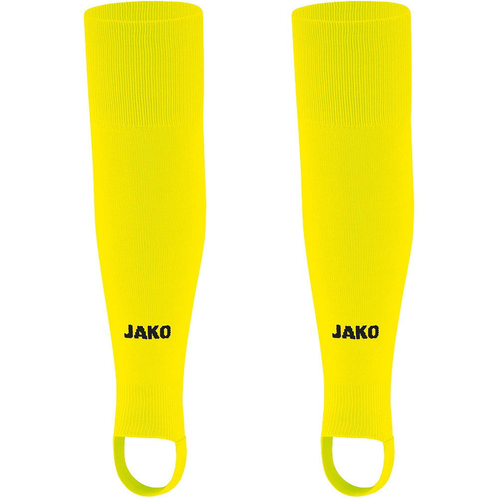 STIRRUPS JAKO GLASGOW 2.0, AMARILLO NEÓN. BAMBINI (ALTURA HASTA 135 CM.) JUNIOR (ALTURA HASTA 165 CM.) SENIOR (ALTURA MÁS DE 165 CM.) 