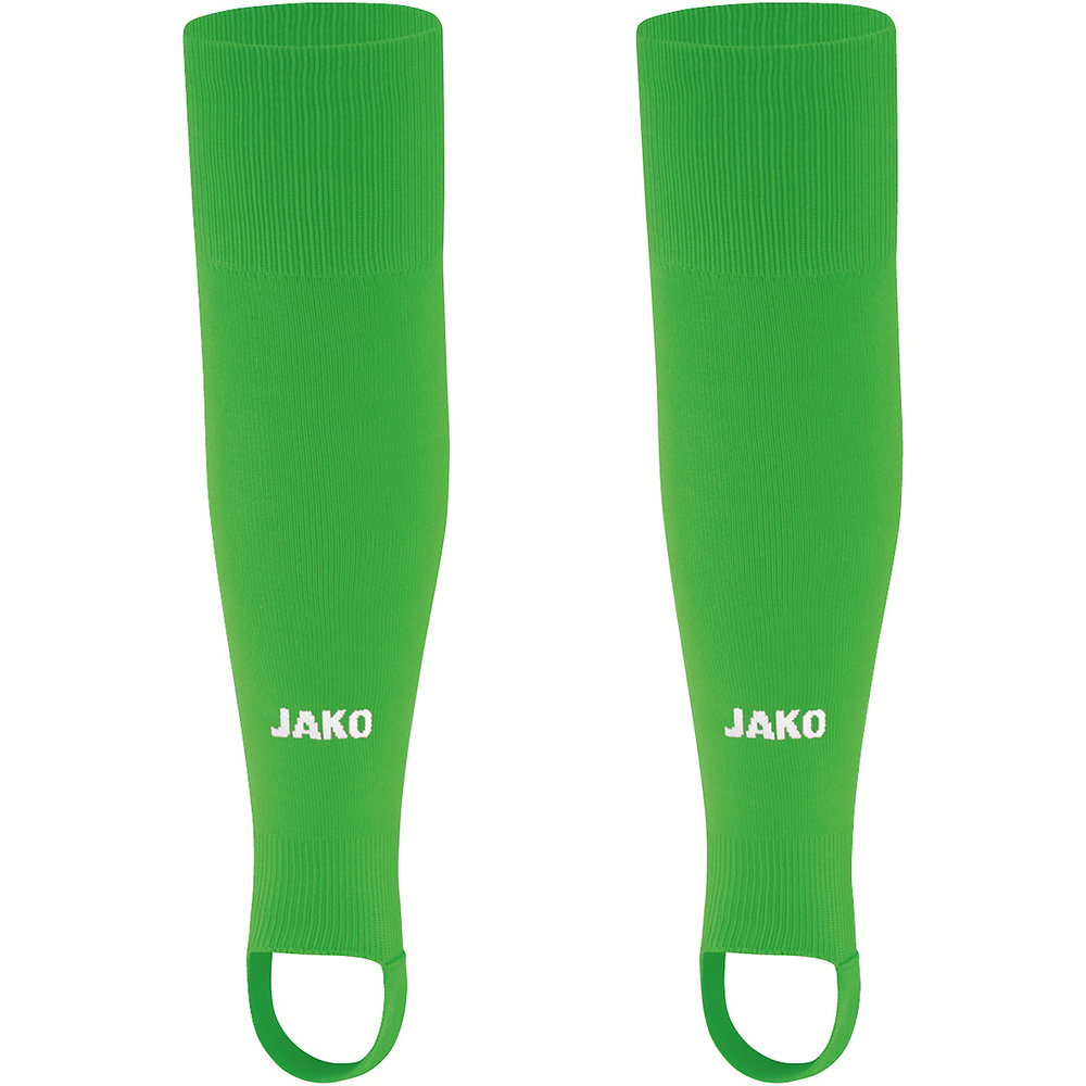 STIRRUPS JAKO GLASGOW 2.0, VERDE CLARO. BAMBINI (ALTURA HASTA 135 CM.) JUNIOR (ALTURA HASTA 165 CM.) SENIOR (ALTURA MÁS DE 165 CM.) 