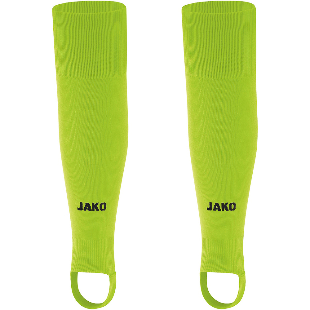 STIRRUPS JAKO GLASGOW 2.0, VERDE NEÓN. BAMBINI (ALTURA HASTA 135 CM.) JUNIOR (ALTURA HASTA 165 CM.) SENIOR (ALTURA MÁS DE 165 CM.) 