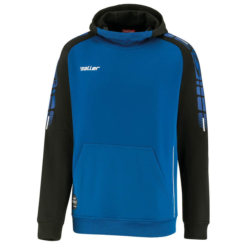 SUDADERA CON CAPUCHA SALLERX.72, AZUL-NEGRO-BLANCO UNISEX. XXS XS S M L XL 2XL 3XL 