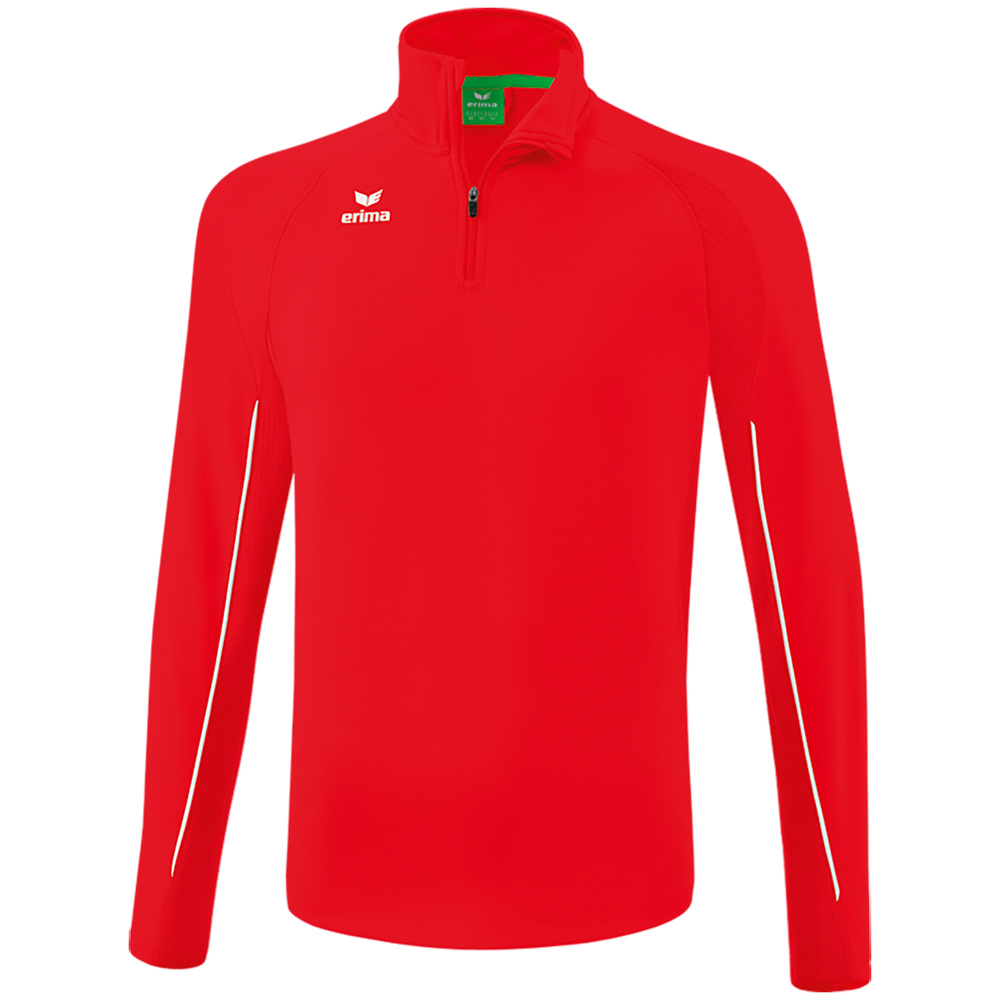 SUDADERA ENTRENAMIENTO 1/4 CREMALLERA ERIMA LIGA STAR, ROJA UNISEX. S M L XL 2XL 3XL 