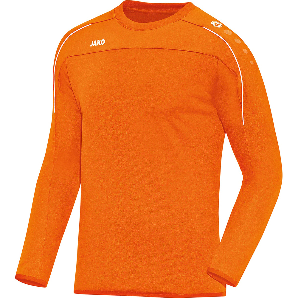 SUDADERA JAKO CLASSICO, NARANJA NIÑO. 116 128 140 152 164 