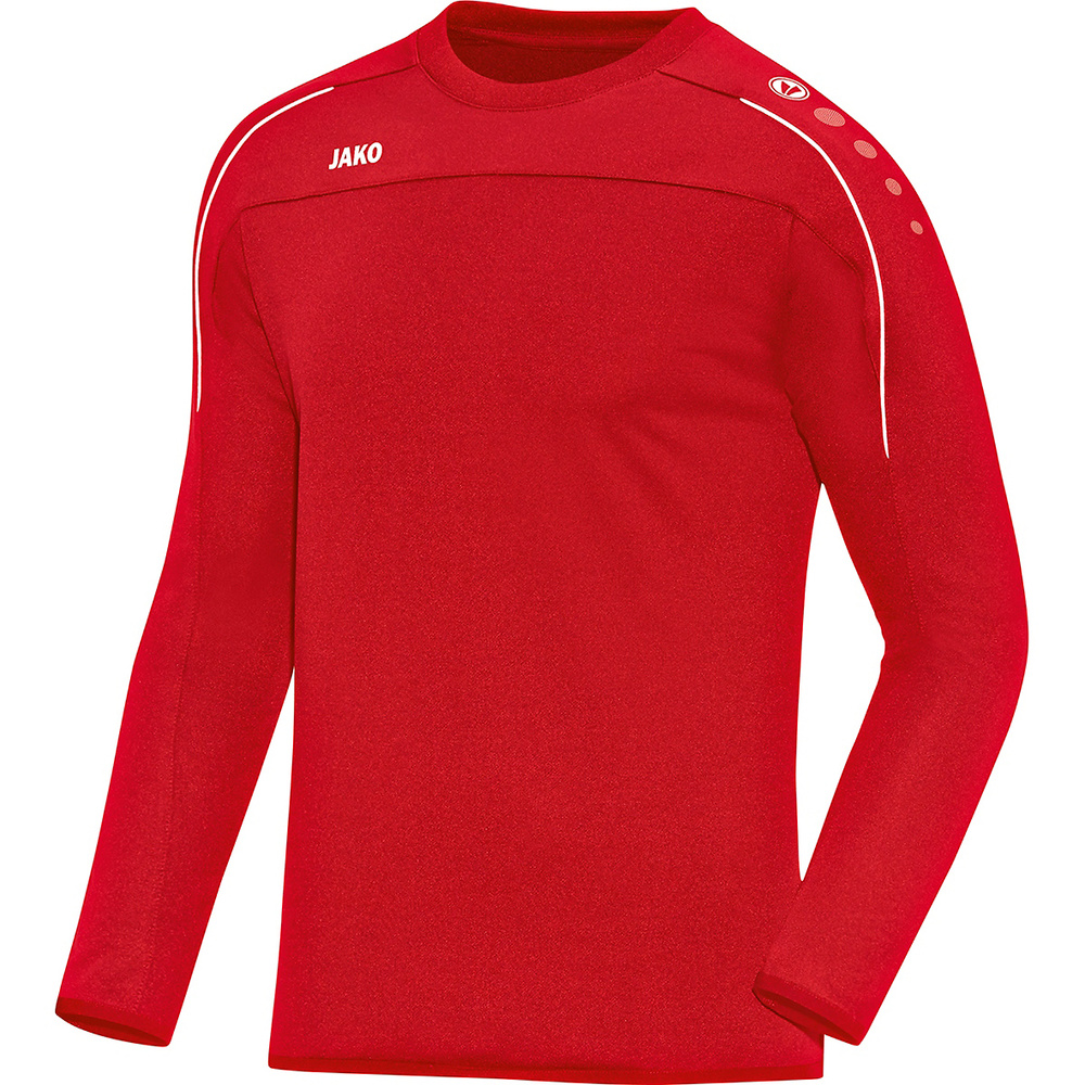 SUDADERA JAKO CLASSICO, ROJA NIÑO. 116 128 140 152 164 