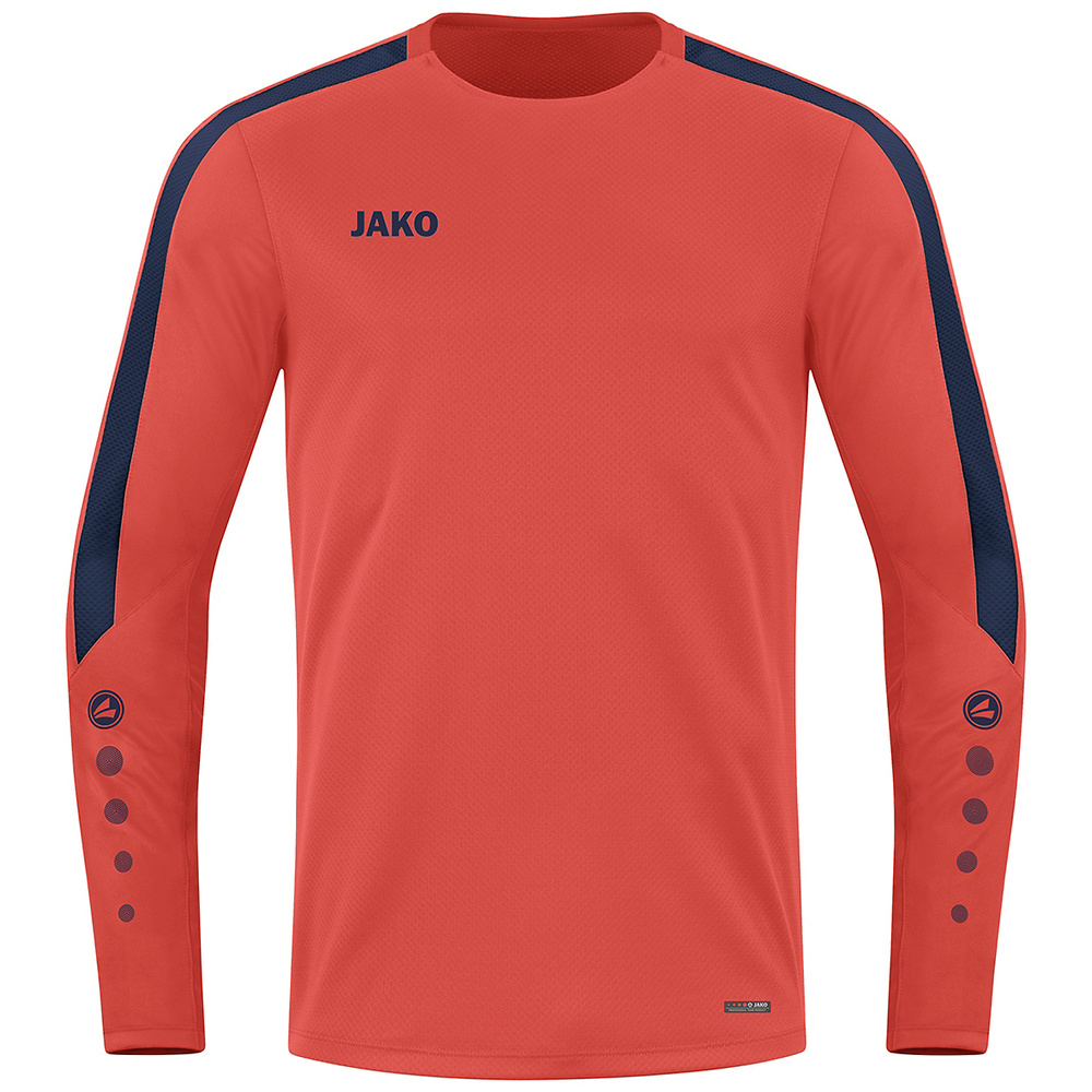 SUDADERA JAKO POWER, LLAMA-MARINO UNISEX. S M L XL 2XL 