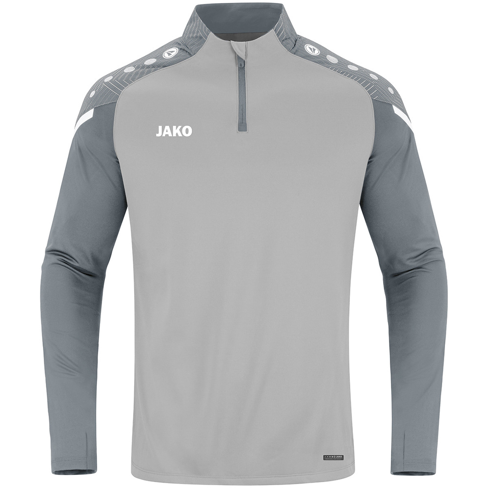 SUDADERA ZIP TOP JAKO PERFORMANCE, GRIS-GRIS PIEDRA HOMBRE. 2XL 