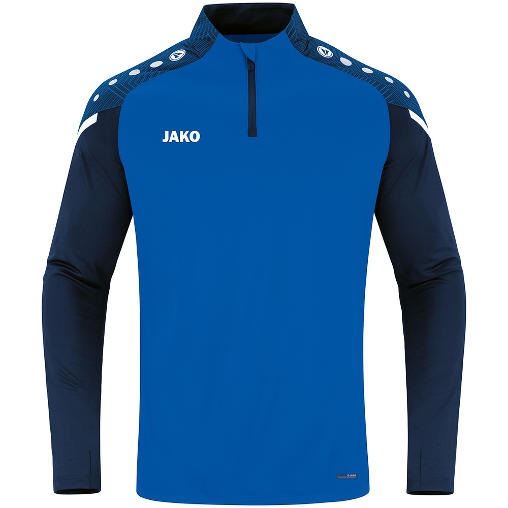 SUDADERA ZIP TOP JAKO PERFORMANCE, ROYAL-MARINO HOMBRE. 2XL 