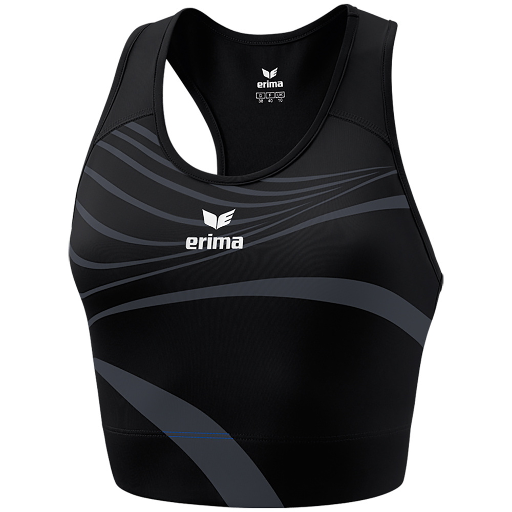 TOP ERIMA RACING, NEGRO MUJER. 32 34 36 38 40 42 