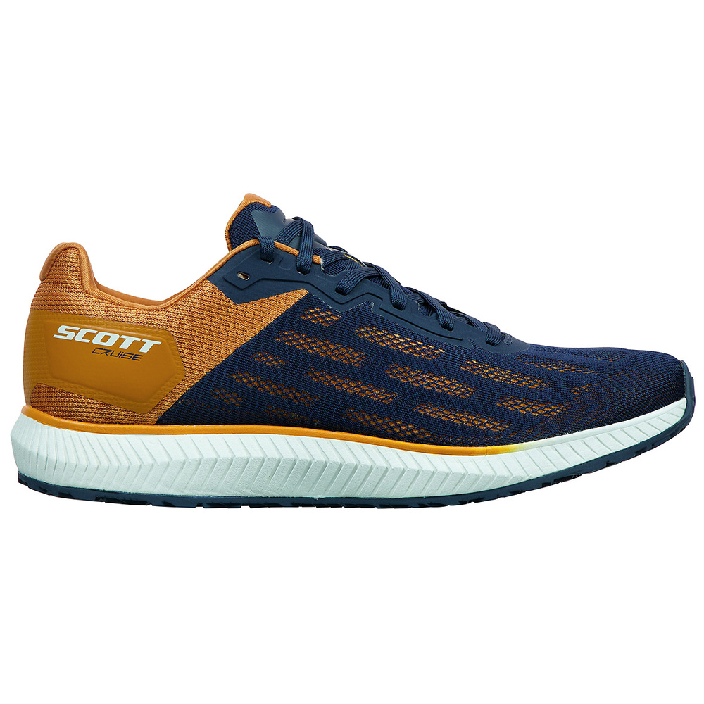 ZAPATILLAS SCOTT CRUISE, AZUL NOCHE-NARANJA COBRE HOMBRE. 40 40,5 41 42,5 43 44 44,5 45,5 46 