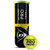 3 DUNLOP PRO PADEL BALLS TIN.