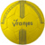 BALÓN DE BALONMANO ERIMA VRANJES, AMARILLO.