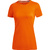 CAMISETA JAKO RUN 2.0 MANGA CORTA, NARANJA NEÓN MUJER.