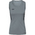 CAMISETA TIRANTES JAKO CHALLENGE, GRIS PIEDRA-NEGRA MUJER.