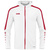 CHAQUETA CON CAPUCHA JAKO POWER, BLANCA-ROJA HOMBRE.