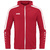 CHAQUETA CON CAPUCHA JAKO POWER, ROJA-BLANCA HOMBRE.