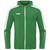 CHAQUETA CON CAPUCHA JAKO POWER, VERDE-BLANCA NIÑO.