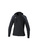 CHAQUETA ERIMA EVO STAR ENTRENAMIENTO CON CAPUCHA, NEGRO-GRIS PIZARRA-MUJER
