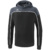 ERIMA CHANGE HOODY SWEATSHIRT,, BLACK-SLATE GREY-WHITE MEN.