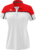 ERIMA CHANGE POLO-SHIRT, WHITE-RED-BLACK WOMEN.