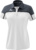 ERIMA CHANGE POLO-SHIRT, WHITE-SLATE GREY-BLACK WOMEN.