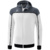 ERIMA CHANGE TRAINING JACKET WITH HOOD, WHITE-SLATE GREY-BLACK KIDS.