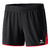 ERIMA CLASSIC 5-C SHORTS, BLACK-RED WOMAN.