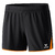 ERIMA CLASSIC 5-C SHORTS, NEGRO-NARANJA MUJER.